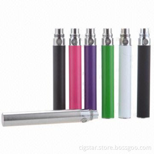 Colorful eGo E-cigarette Batteries with 650/900/1,100mAh Capacity